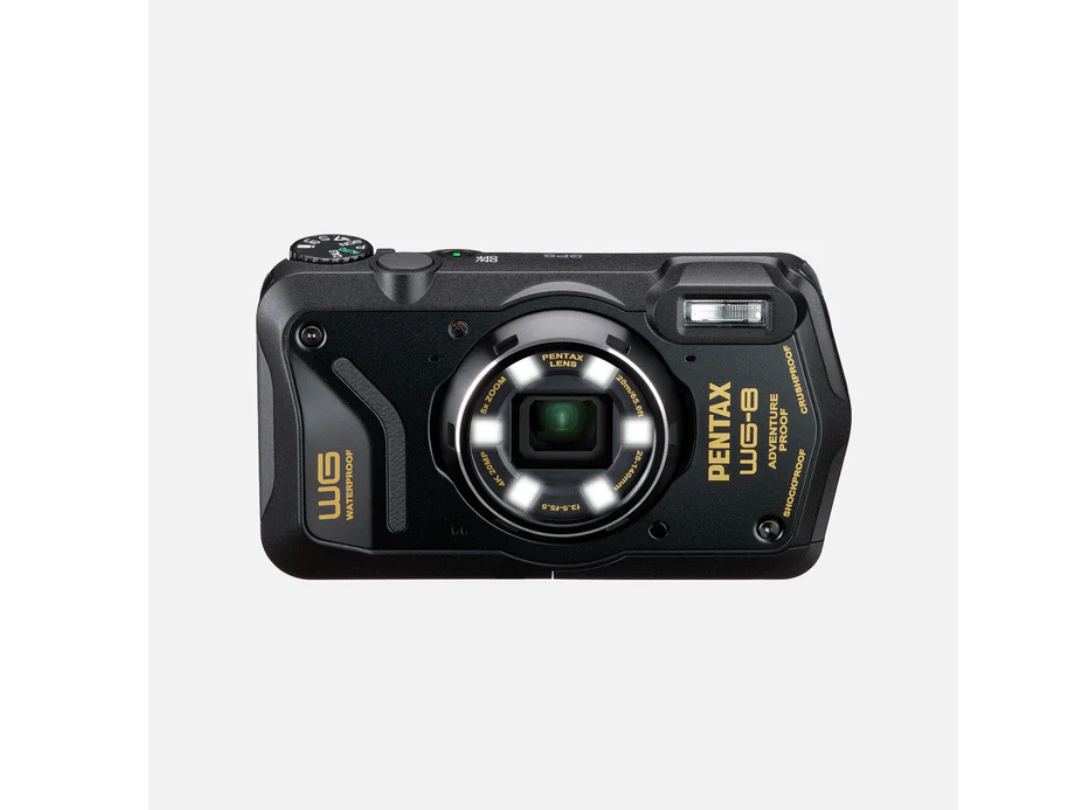 Pentax WG-8 Waterproof Digital Camera, 20 MP, 5X Zoom, 4K Video Pentax WG-8 Waterproof Digital Camera, 20 MP, 5X Zoom, 4K Video